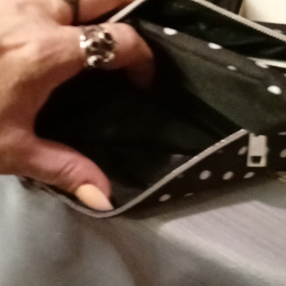 2 travel cases black& white polkadot - Picture 9 of 10